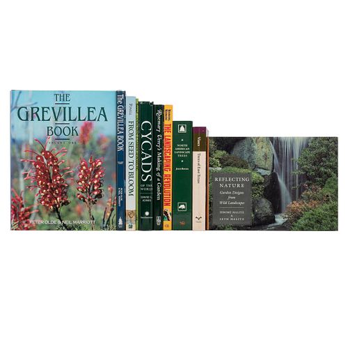 Rosemary Verey´s Making of a Garden / Cycads of the World / The Grevillea Book / From Seed to Bloom, How to Grow over 500 annuals...