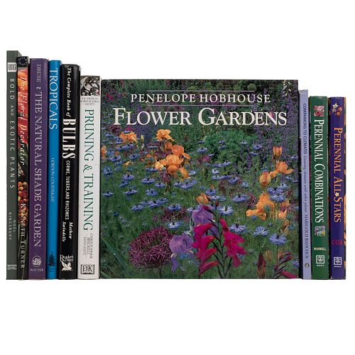 The Natural Shade Garden / The Floral Decorator / Bold and Exotic Plants / The Complete Book of Bulbs, Corms, Tubers, and Rhizome...