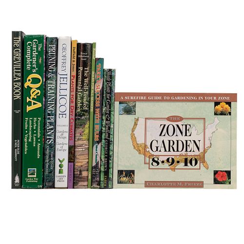The Well-Tended Perennial Garden / The Grevillea Book / The Gardener´s Complete Q & A. / Pruning & Training / The Collected Works...