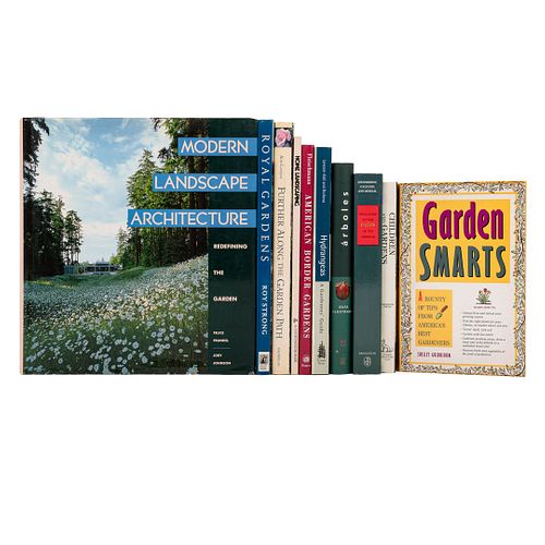 Árboles, Guia Ilustrada / Hydrangeas a Gardeners´Guide / American Border Gardens / Further Along the Garden Path / Royal Gardens....