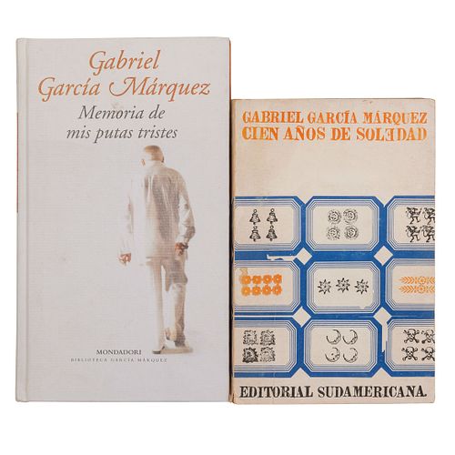García Márquez, Gabriel. Obras Dedicadas por el Autor. Cien Años de Soledad / Memoria de Mis Putas Tristes. Piezas: 2.