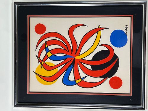 Alexander Calder~ Color Lithograph