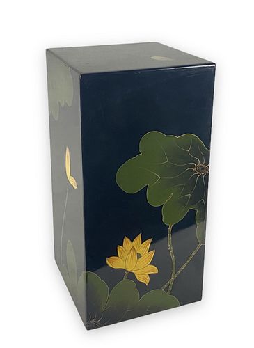 Chinese Lacquer Pedestal
