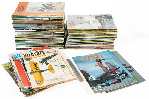 MODEL AIRPLANE MAGAZINES, UNCOUNTED LOT