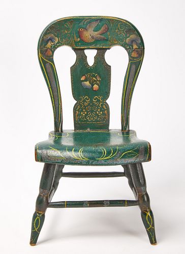 Miniature Painted Chair