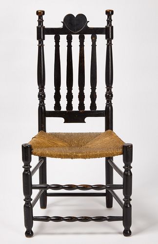 Bannister Back Chair with Heart