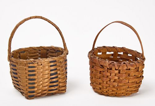 Two Miniature Baskets