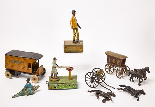 Five Antique Toys