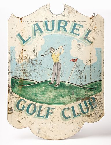 Laurel Gold Club Sign