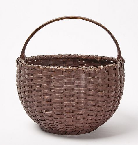 Brown Basket with Handle
