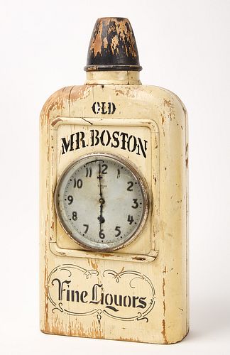 Old Mr Boston Advertising Clock