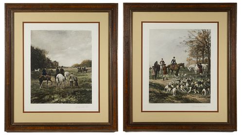 AFTER HEYWOOD HARDY (ENGLISH, 1848-1933) PAIR OF PRINTS