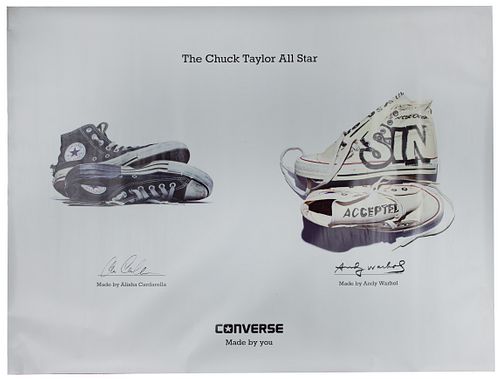 Converse Chuck Taylor / Andy Warhol Poster