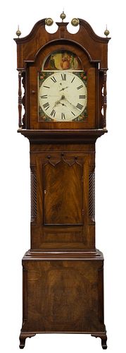 John Barraclough of Howarts Mahogany Grandfather Clock
