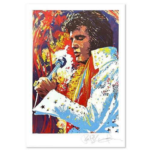 Paul Blaine Henrie (1932-1999), "Elvis" Limited Edition Serigraph, Numbered and Hand Signed and Letter of Authenticity