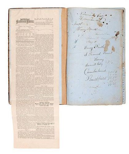 Gold & Business, Early California, Account Book of Henry Smith, Allen & Smith Co., Nevada City, Ca 1860-1871 