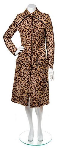 * An Emmanuel Ungaro Calf's Hair Coat, Size 38.