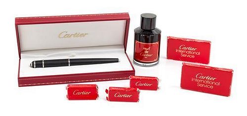 A Cartier Fountain Pen,