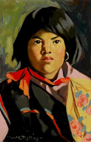 Indian Portrait by Victor Higgins (1884-1949)