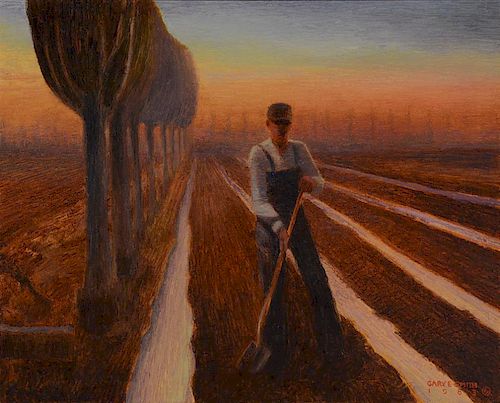 Gary Ernest Smith (b. 1942) Morning Irrigation 1983
