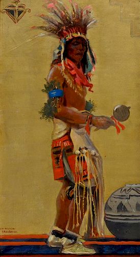 Julius Rolshoven (1858-1930) Indian Dancer
