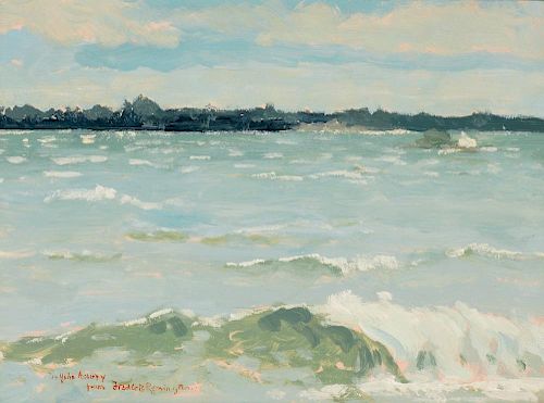Frederic Remington (1861-1909) Untitled (St. Lawrence) 1908