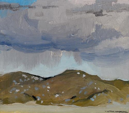 Victor Higgins (1884-1949) Mountains & Sky