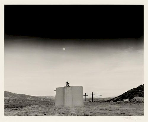 Craig Varjabedian (b. 1957) Moonrise Over Morada, Dusk, Late Autumn 1991