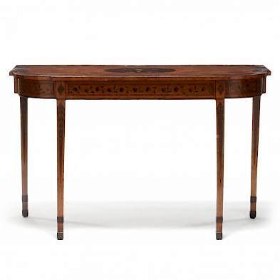 An English Console Table Decorated in the Adams Style