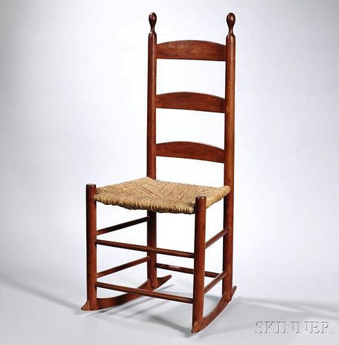 Shaker Red-painted Rocking Chair