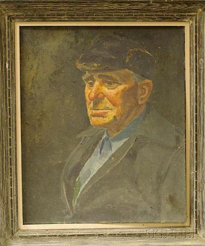 Peter Helck (American, 1893-1988)      Portrait of Harmon Millius.