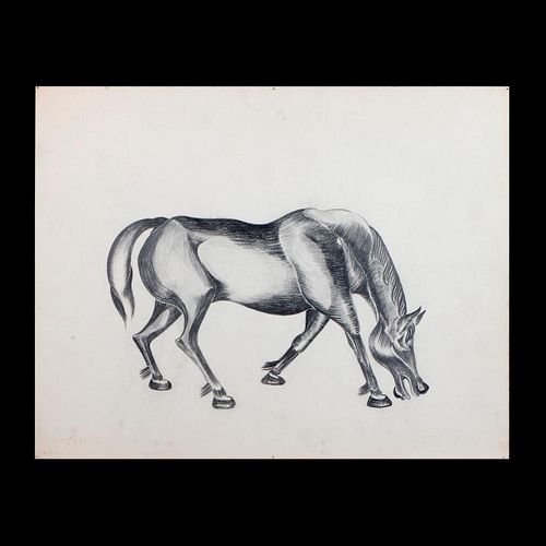 Modernist Drawing of a Horse, 1946.
