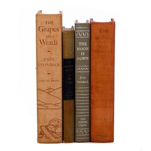 Four John Steinbeck Volumes.