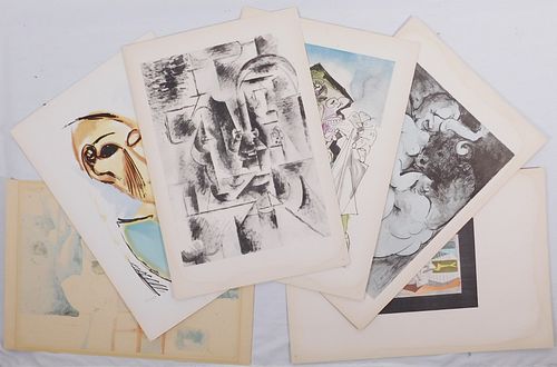 Pablo Picasso: Portfolio of Six Prints after Picasso Drawings