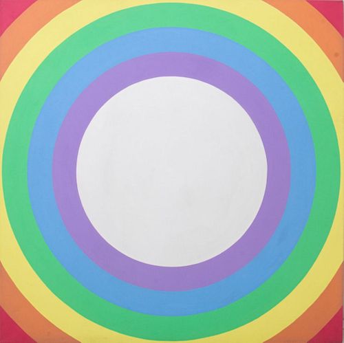 Domenick Capobianco Pop Art Rainbow Acrylic