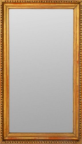 French Empire Giltwood Frame and Mirror, 19 C.