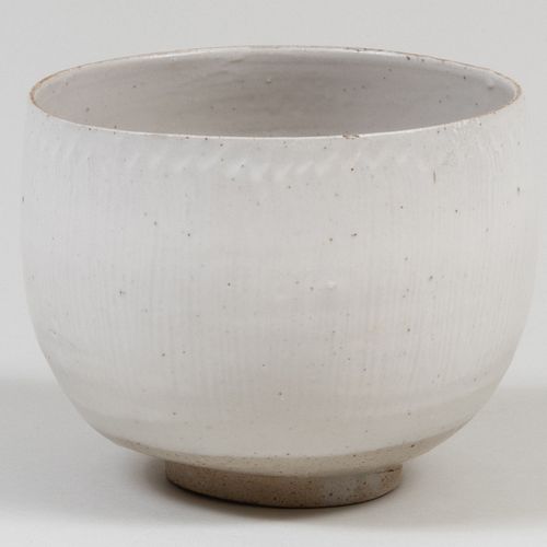Chinese Cizhou White Glazed Pottery Bowl