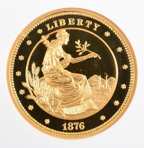 George T. Morgan $100 Gold Union Coin