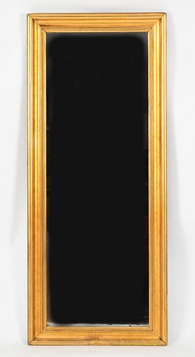 A Large Carved Giltwood and Gesso Mirror