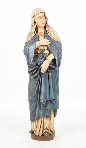 Near Life Size Model of the Virgin Mary