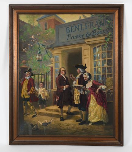 Jean Leon Gerome Ferris, Franklin's Printshop