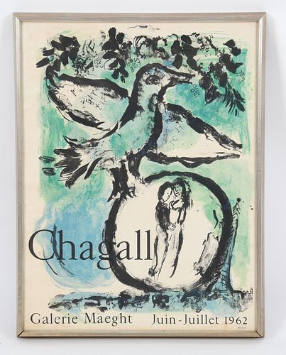 Marc Chagall, Galerie Maeght Poster, 1962