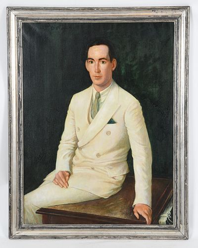 Abram Poole (American, 1882-1961) Oil on Canvas