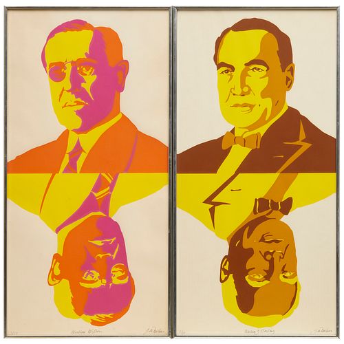 G.W. Michas, (2) Pop Art Presidential portraits