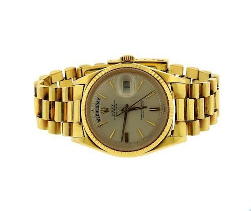 Rolex President Day Date 18K Gold Watch Ref. 1803