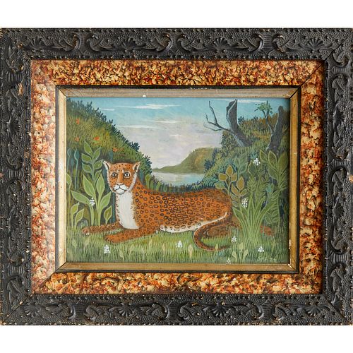 Henri Rousseau (style), cheetah painting