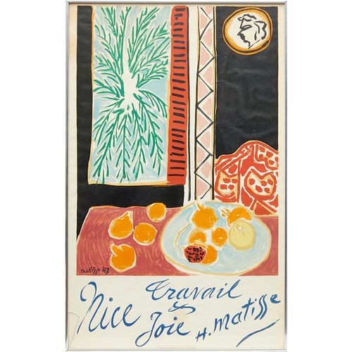 Henri Matisse (after), lithographic poster, 1947