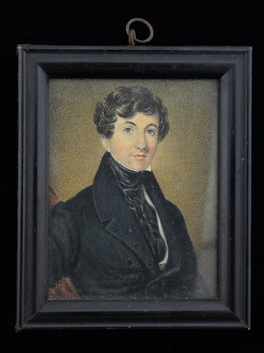 Miniature portrait, Thomas Wilmshurst b 1778 of Colchester, husband of Ann elder daughter of Joseph Kingdon and Catherine Hir