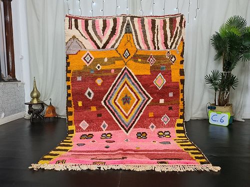 Handwoven Authentic Colorful Rug