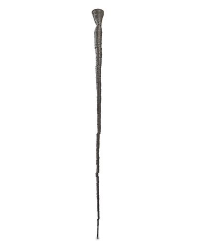 Mark Lere, (b. 1950), "Untitled #2," 1988, Patinated bronze, 111" H x 6" Dia.